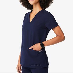 New High-end Navy Scrubs - Top (NWT)